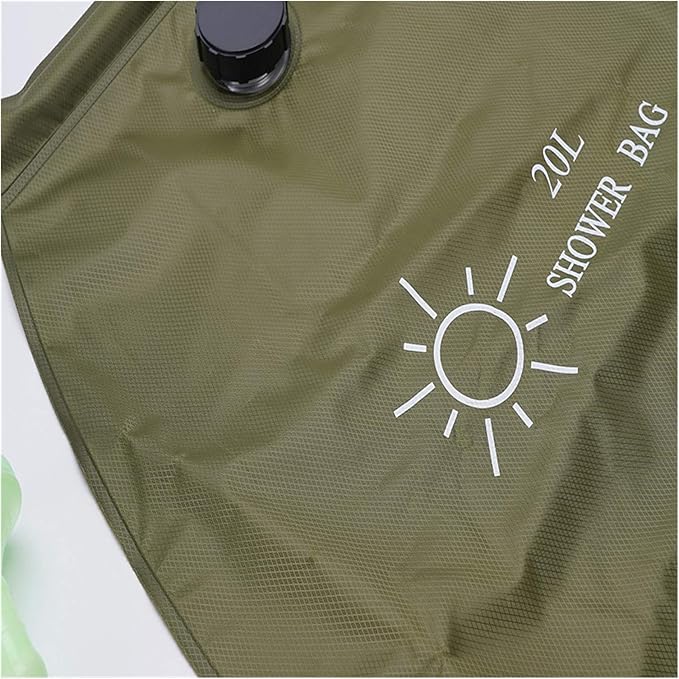 Portable Suctioned Strap Three-Story Outdoor Sports Travel Shower Water Bag Camping Folding Bath Bath Water Bag
