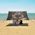 ALAZA German Shepherd Dog Art Beach Tent Sun Shelter Portable Canopy Sunshade for Outdoor Camping Picnics Backyard Fun 10x9 ft