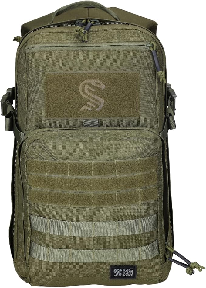 Military Tactical Backpack for Men Molle Army Rucksack Pack Bug Out Bag Laptop Compartment 30L (Green)