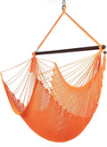 Large Caribbean Hammock Chair - 48 Inch - Polyester - Hanging Chair - Orange