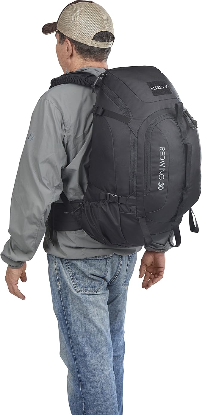 Kelty Redwing Tactical Backpack - Built to Military Specification Army Backpack Durable &amp Strong Built to Last Aluminum Stays Ideal for Military Police Outdoors Hiking or Bug Out Bag | Black