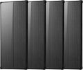 400 Watt Solar Panel4pcs 100w Solar Panels 18V 18BB N-Type A+ Cell 25% High Efficiency 100Watt Solar Panel for 12V Battery Rooftop RV Farm Trailer Marine Home Off-Grid System (100W*4PCS Black)