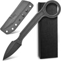 Ccanku C1134 Fixed Blade Knife D2 Blade Stainless Steel Handle Claw Knife for Survival Camping Outdoor EDC Tool with K Sheath(Blade)