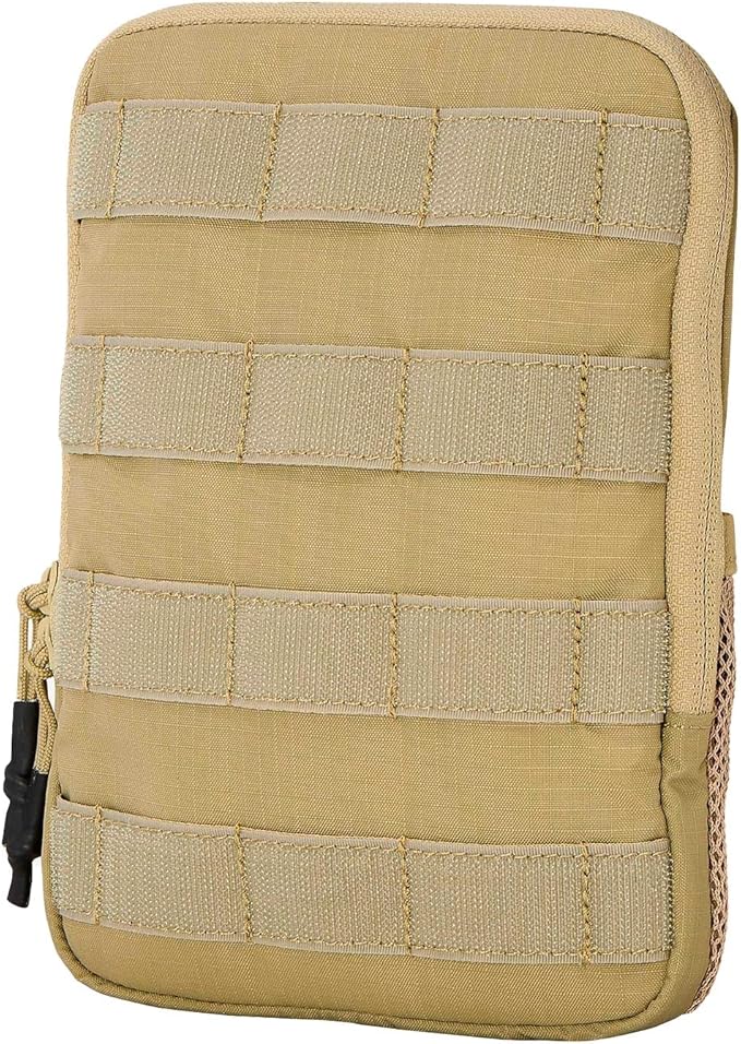VIKTOS Hookie Bag EV | Mid-Sized 9 H x 7 W x 2 D EDC Tactical Gear Storage Pouch w/Zippered Compartment External Mesh Pockets Molle Hook Backing Loop ID Panel