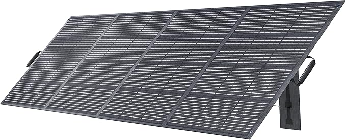 400W Portable Solar Panel with Kickstand Foldable &amp Durable 23.5% High Efficiency Waterproof IP68 for Power Station Off Grid Outdoor Adventures Camping RV Road Trip Home (PV400)