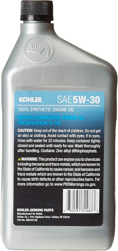 Kohler GM62347-SKP1-QS Maintenance Kit For 17/18/20 Kw Residential Generators