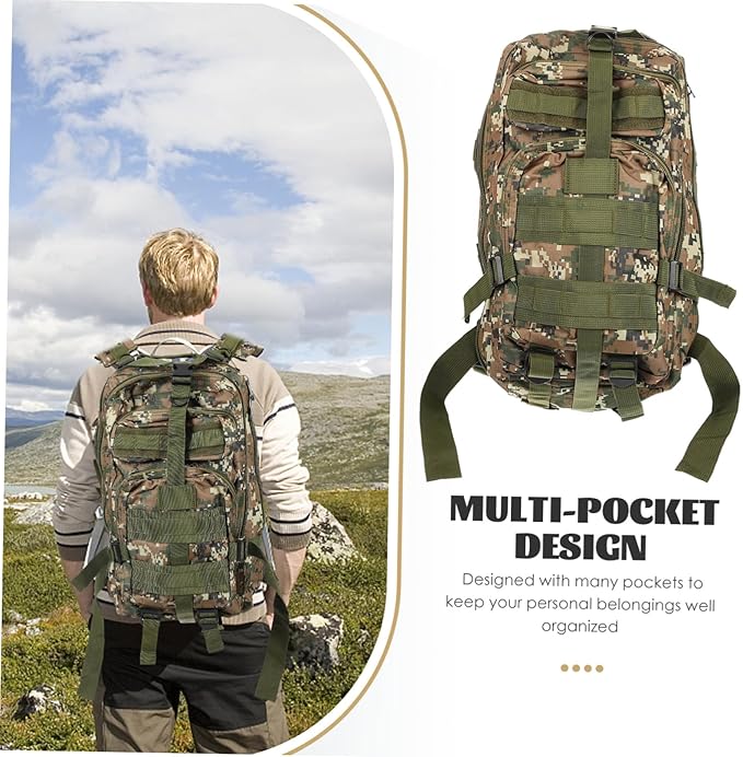 Hiking Storage Pouch Camping Backpacks Outdoor Organizer Tools Bag Storage Bag for Tools Double Shoulder