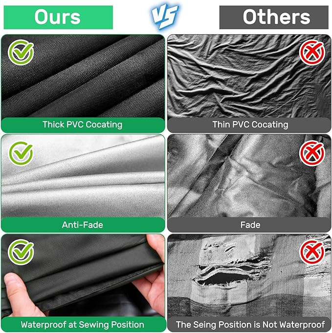 275 Gallon 600D IBC Tote Cover 1000L Zipper Outdoor Water Tank Protective Cover Black