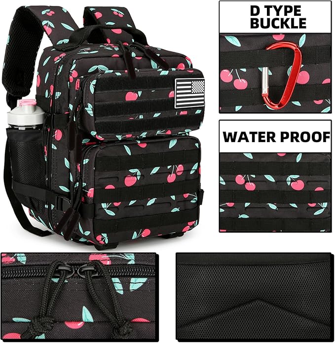 9L Mini Tactical Backpack for Men and Women Tactical Backpack Small for Hiking Small Tactical Bag Fitness Pack