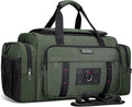 WITZMAN Duffle Bag for Men Large Overnight Carry On Weekender Bag with Shoe Compartment Sports Gym Duffle Bags for Traveling(B719 Army Green)