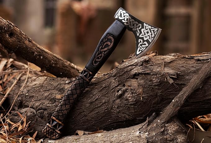 |20 Viking AxeHatchetThrowing AxeHand AxeGifts for himWood Working ToolViking Gifts for MenCamping HatchetTomahawkBearded Axe (WCA-007)