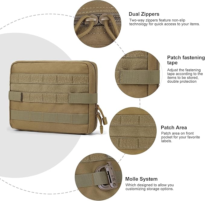 Mardingtop 28L Tactical Backpack for Men with Molle Pouch Tool Utility Pouch Bag