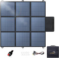 LVYUAN 200W Portable Solar Panel 24V Foldable Pillow-Sized Solar Panel IP64 Waterproof Upgraded 23% Efficiency for Solar Power Station Generator for Outdoor Camping Backpacking Hiking