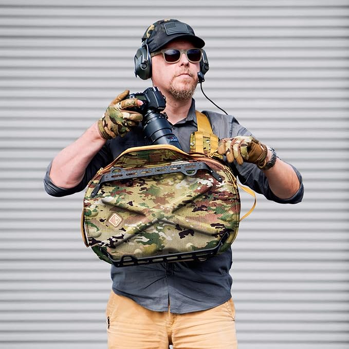 HAZARD 4 Blastwall - Optics/CCW Sling Pack Hard Shell Camera Bag Tactical Molle Backpack (29.5 L) - Black
