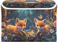 Storage Cube with Lid Cute Foxes Print 16.5×12.6×11.8 IN 1 Pack Collapsible Large Capacity Foldable Storage Basket Bin Organizer