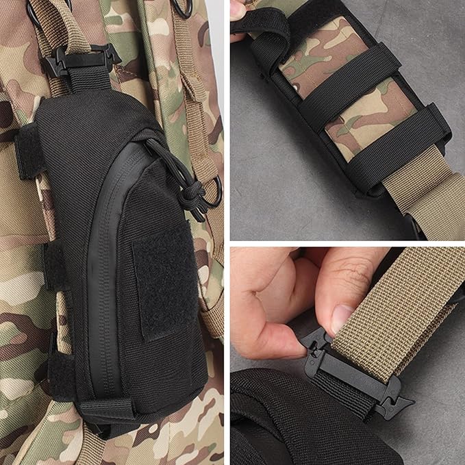 Backpack Shoulder Strap Accessory Pouch Tactical Molle Bag Multifunctional Military EDC Tool Pockets Small Compact Pouch