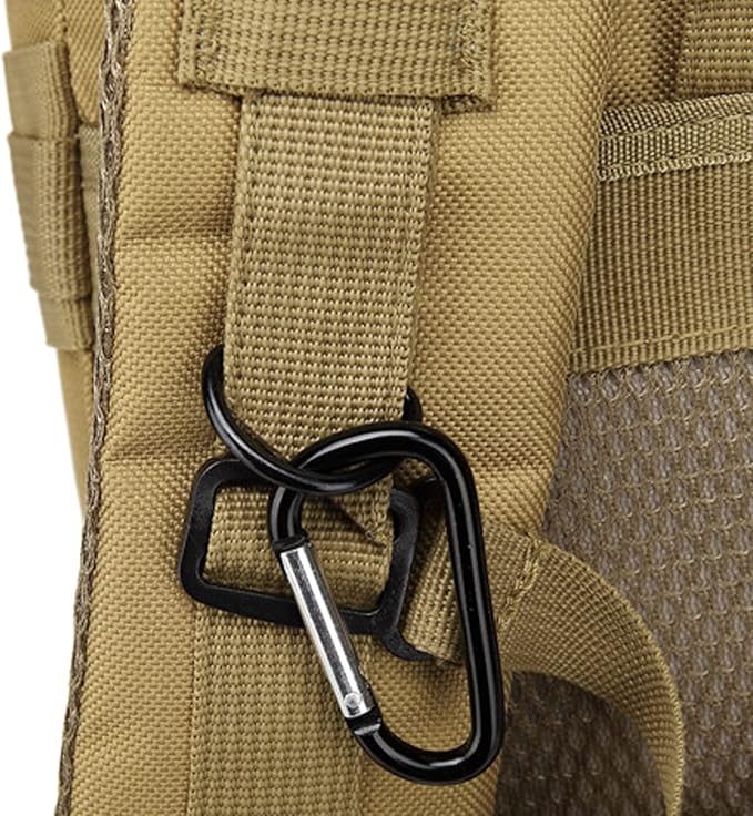 Camping Backpack Hiking Backpacks 30L Camping Backpack Military Tactical Assault Backpack Army Outdoors Bag Lightweight Travel Backpack for Outdoor Camping Hunting Rucksacks (Schwarz)