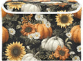 Storage Bins with Lids Storage Containers Box Organizer Bin Basket with Handles for Closet Shelves Clothes Stackable Foldable Decorative Black Pumpkins Sunflowers Daisy