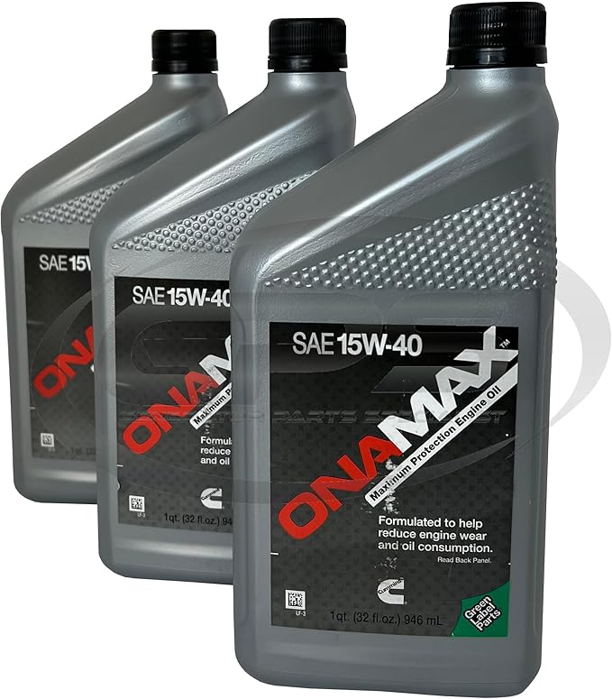GENERATOR PARTS SPECIALISTS Oil Change Kit for Cummins Onan Diesel HDKAH HDKAJ HDKAK With Onamax Oil (OEM PARTS)