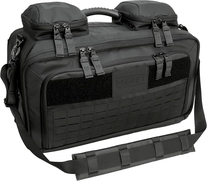 MERET OMNI™ PRO X Tactical Medical Backpack – Modular Trauma First Aid Kit Bag for EMS EMT &amp First Responders MOLLE Medical Gear Organizer with Infection Control Material Tactical Black
