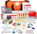 First Responder Trauma First Aid Kit Bag – Fully Stocked Emergency Medical Kit for Workplace Vehicle &amp Home – OSHA &amp ANSI Compliant – Portable – Orange