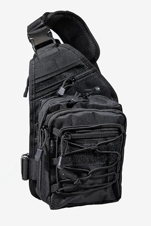 Scrounger's Outdoors Tactical Sling Bag Backpack &amp Outdoor Pistol Carrying Bag &amp Tactical Military Backpack with Gun Holster Waterproof for Shooting Hunting