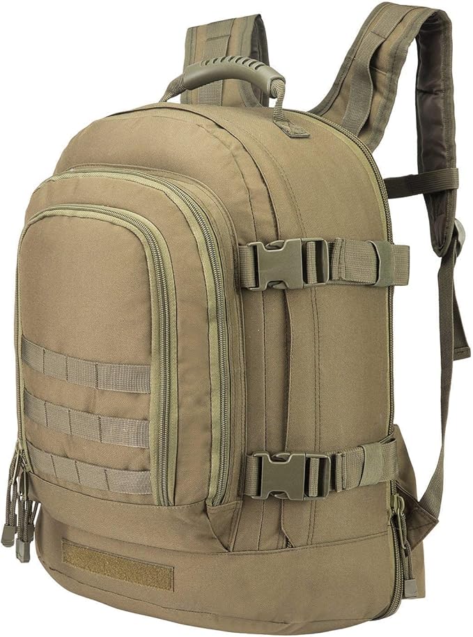 Greencity Laptop Backpacks Tactical 3 Day Expandable Bug Out Bag Classic Case Travel HikingGreen