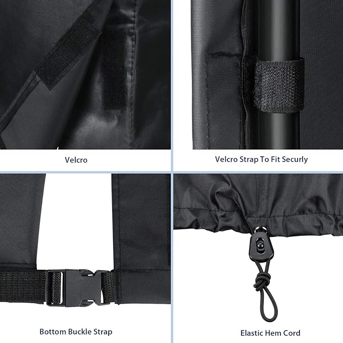 N-A Generator Cover Waterproof Universal Weather Resistant Storage Cover for Portable Generators up to 38 x 28 x 30 inches(L x W x H)