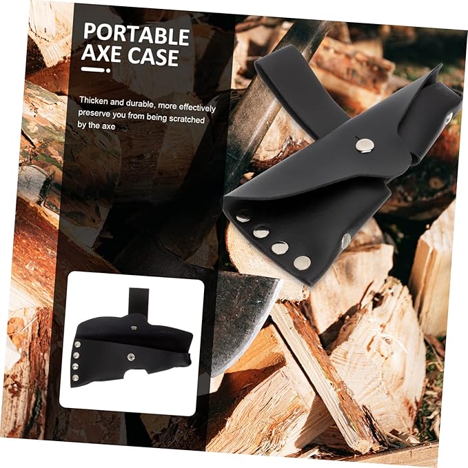 Toddmomy 2pcs Protective Axe Cover Sleeve for Outdoor Camping Enclosure Fit Design Safeguards from Damage