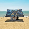 ALAZA Dream Catcher Stars Night Forest Beach Tent Sun Shelter Portable Canopy Sunshade for Outdoor Camping Picnics Backyard Fun 10x9 ft