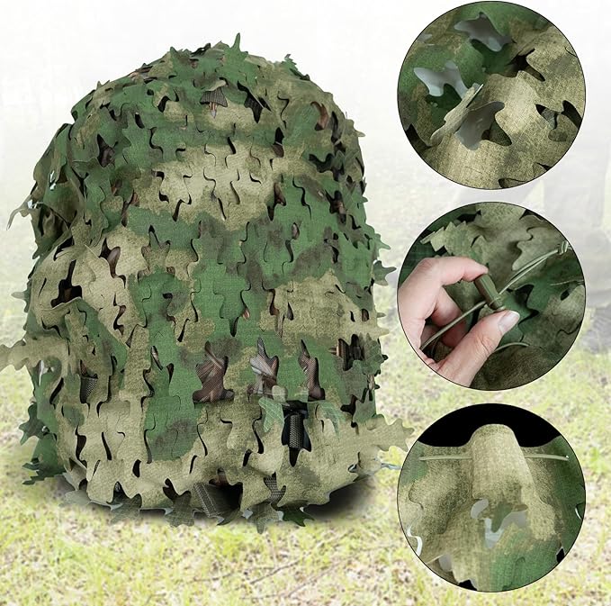 LOOGU Tactical Backpack Cover Breathable Mesh Camo Camouflage Pack Cover Great for Tactical Military Gear Combat