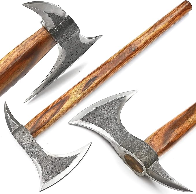 Custom Hand Hammer Forged 1095 Steel Axe/Hatchet 20 Inch Wooden Handle S510