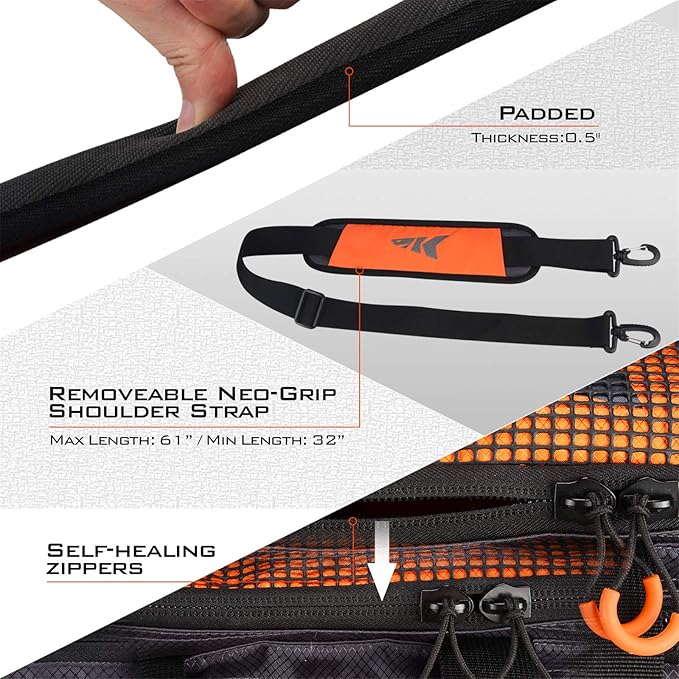 KastKing Fishing Gear &amp Tackle Bags - Saltwater Resistant Fishing Bags - Fishing Tackle Storage Bags