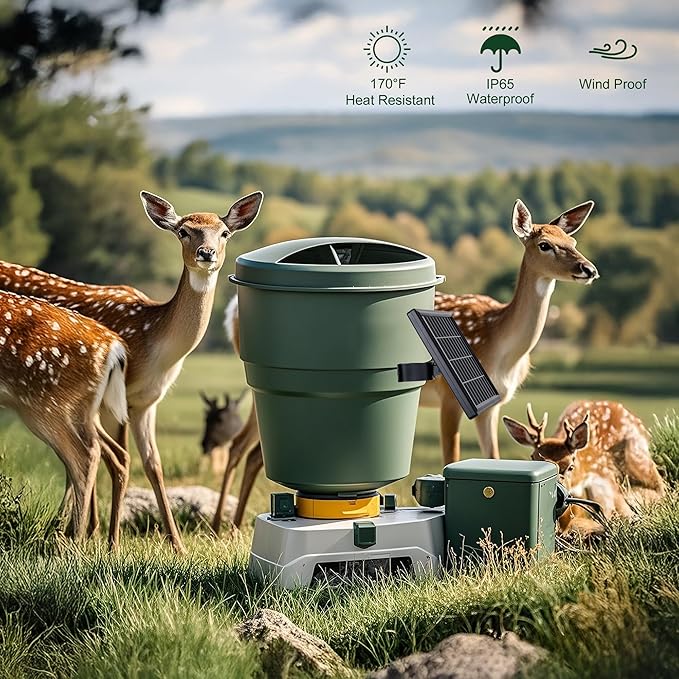 6V Solar Panel for Deer Feeder4.5W High Efficiency Solar Panels Outdoor Waterproof IP65Wall Mounted Kit and Alligator Clips Tracking Cameras Fish Feeders 6V Rechargeable Battery