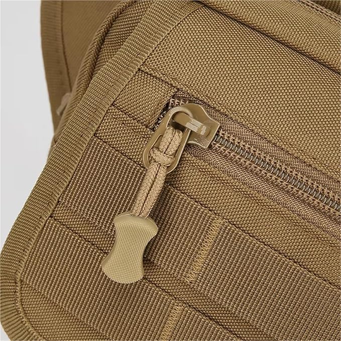 Tactical Fanny Pack Nylon Waist Bag Large Capacity Waterproof Molle Chest Rig Crossbody Shoulder Bag for Hiking Cycling