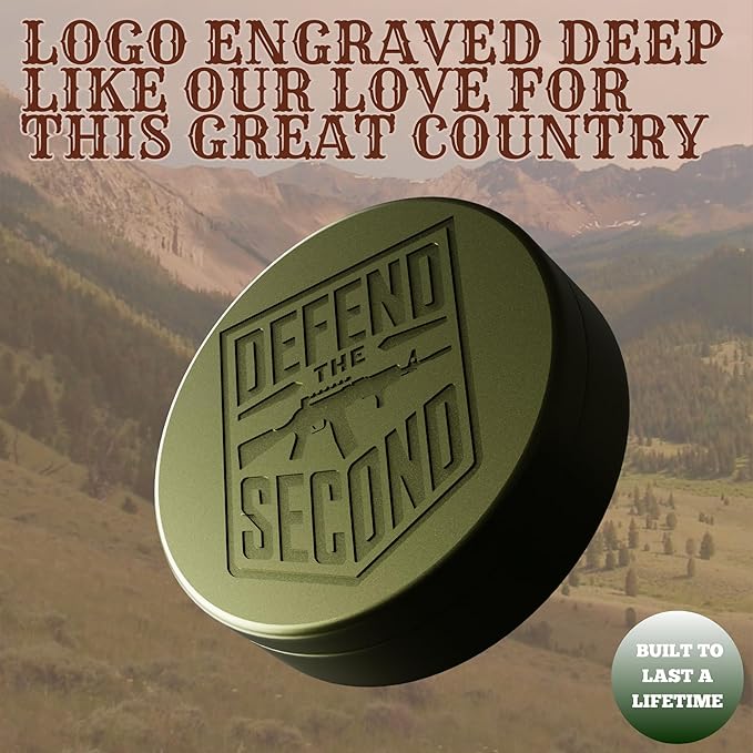 ZPACK Zyn Metal Can | Metal Pouch Can | Premium Aircraft-Grade Aluminum Container with Magnetic Closure | Slim EDC Pocket Tin | Carved Engraved Design | Gift for Him (Forest Green)