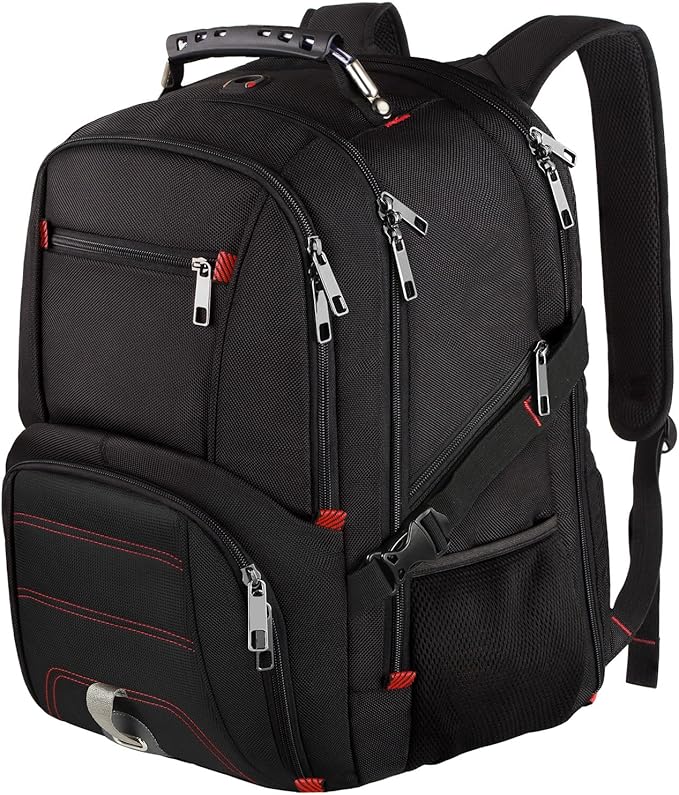 LTINVECK Travel Laptop Backpack Extra Large Backpack for Men Women TSA Friendly Heavy Duty Big Business Computer Bag Tech Backpacks Bag Fit 17 Inch Laptops RFID Backbag