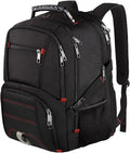 LTINVECK Travel Laptop Backpack Extra Large Backpack for Men Women TSA Friendly Heavy Duty Big Business Computer Bag Tech Backpacks Bag Fit 17 Inch Laptops RFID Backbag