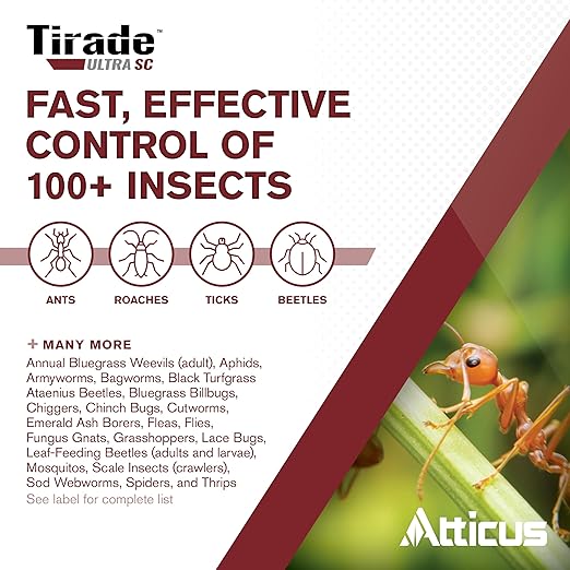 Atticus Tirade Ultra SC Insecticide (240 mL) - Compare to The Leading Brand - Beta-Cyfluthrin Pest Control for Indoor and Outdoor Use