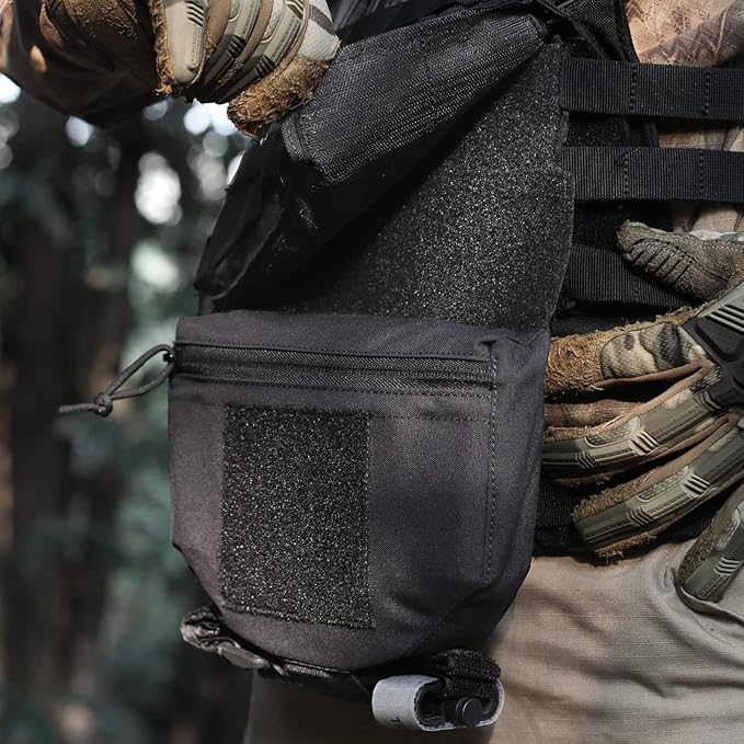 WYNEX Tactical Chest Rig Pack Drop Pouch Sub Abdominal Carrying