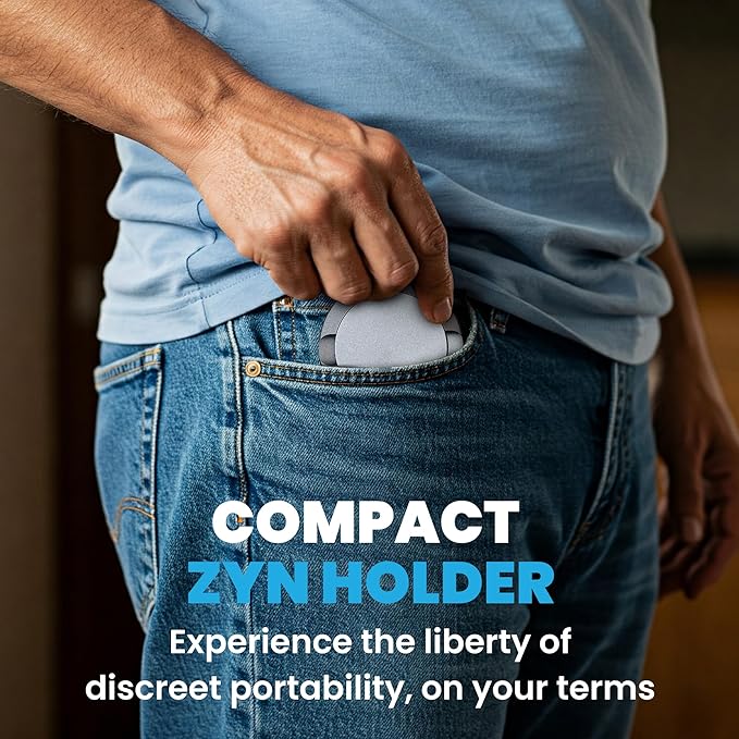Premium Zyn Metal Can | Zyn Holder | Metal Zyn Container | Moisture &amp Odor Proof Container | Aluminum Zyn Can &amp Organizer | Dip Can | Zyn Tin | Zyn Gifts for Men | The Stealth