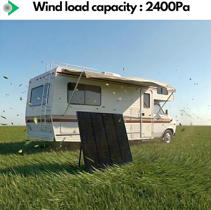 2pcs Bifacial Solar Panel N-Type 18BB 200W - Total 400W Bifacial Solar Panels with Anti-PID Technology Optimized for Farms Rooftops Marine Use