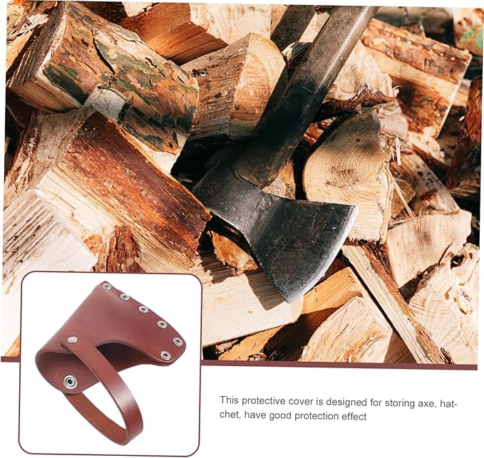 Angoily Ax Protector Handle Protective Carabiner Hatchet Starter Utensils Crockery Tiller Car Camping Plant