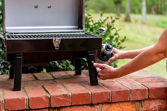 Charbroil 1-Burner Portable Gas Grill Stainless Steel - 465640214