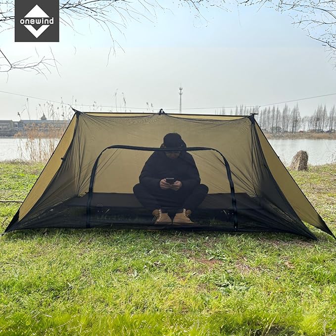 Onewind Camping Shelter with Mosquito Net Ultralight for Camping Hiking Backpacking