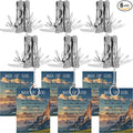 6 Pack Father's Day Mini Multitool Pliers Gifts with Man of God Cards for Men Him Dad Boyfriend Small Multitool Pocket Pliers Stainless Steel Mini Plier Man of God Gifts Father's Day Gift