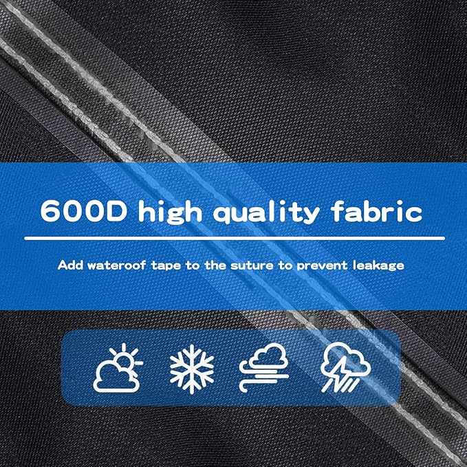Waterproof Engine Welder Generator Cover-Heavy Duty 600D Oxford for Ranger GXT Series WelderAll Weather Protection Black