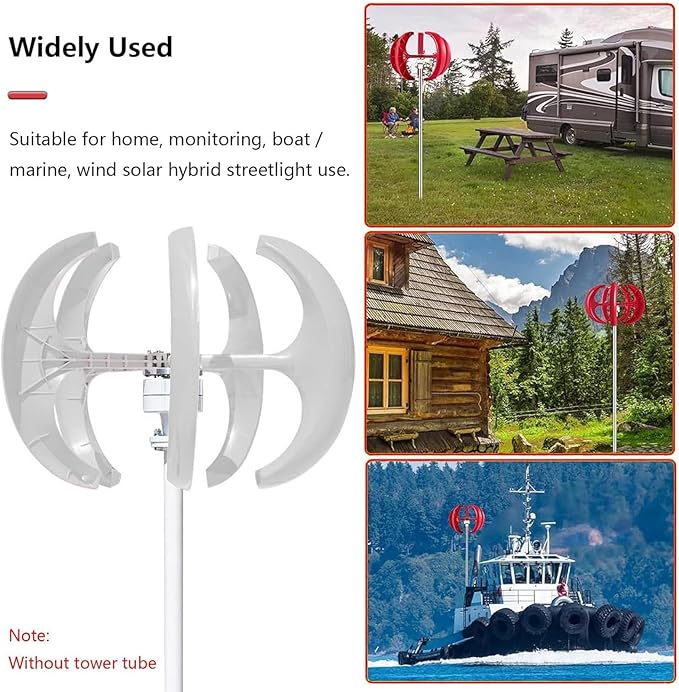 Wind Turbine Generator Kit 3000W 4000W 5000W with Controller Wind Generator for Home Use Vertical Wind Turbine Windmill Power Generator3000W-48V