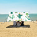 ALAZA Cactus Dot Beach Tent Sun Shelter Portable Canopy Sunshade for Outdoor Camping Picnics Backyard Fun 10x9 ft