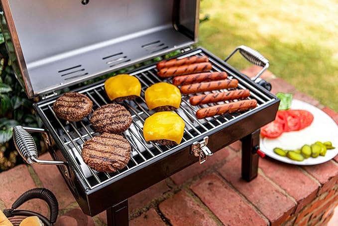 Charbroil 1-Burner Portable Gas Grill Stainless Steel - 465640214